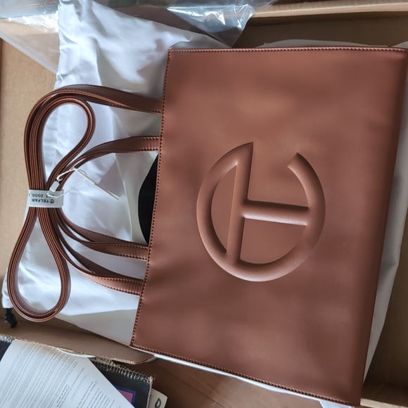 Telfar medium tan shopping bag - Picture 4 of 5